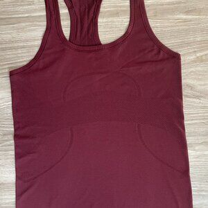 Lululemon Swiftly Tech Racerback Burgundy